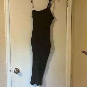 Black Hello Molly midi dress